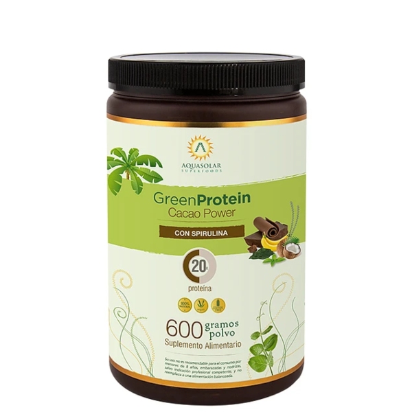 Green Protein Cacao, Proteina Vegana 600 gr