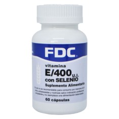 Vitamina E 400 UI + Selenio x 60 cápsulas